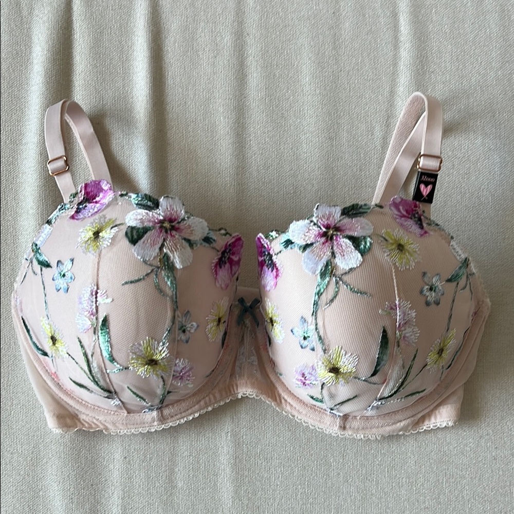 NWT Victoria's Secret Floral Embroidery Bra